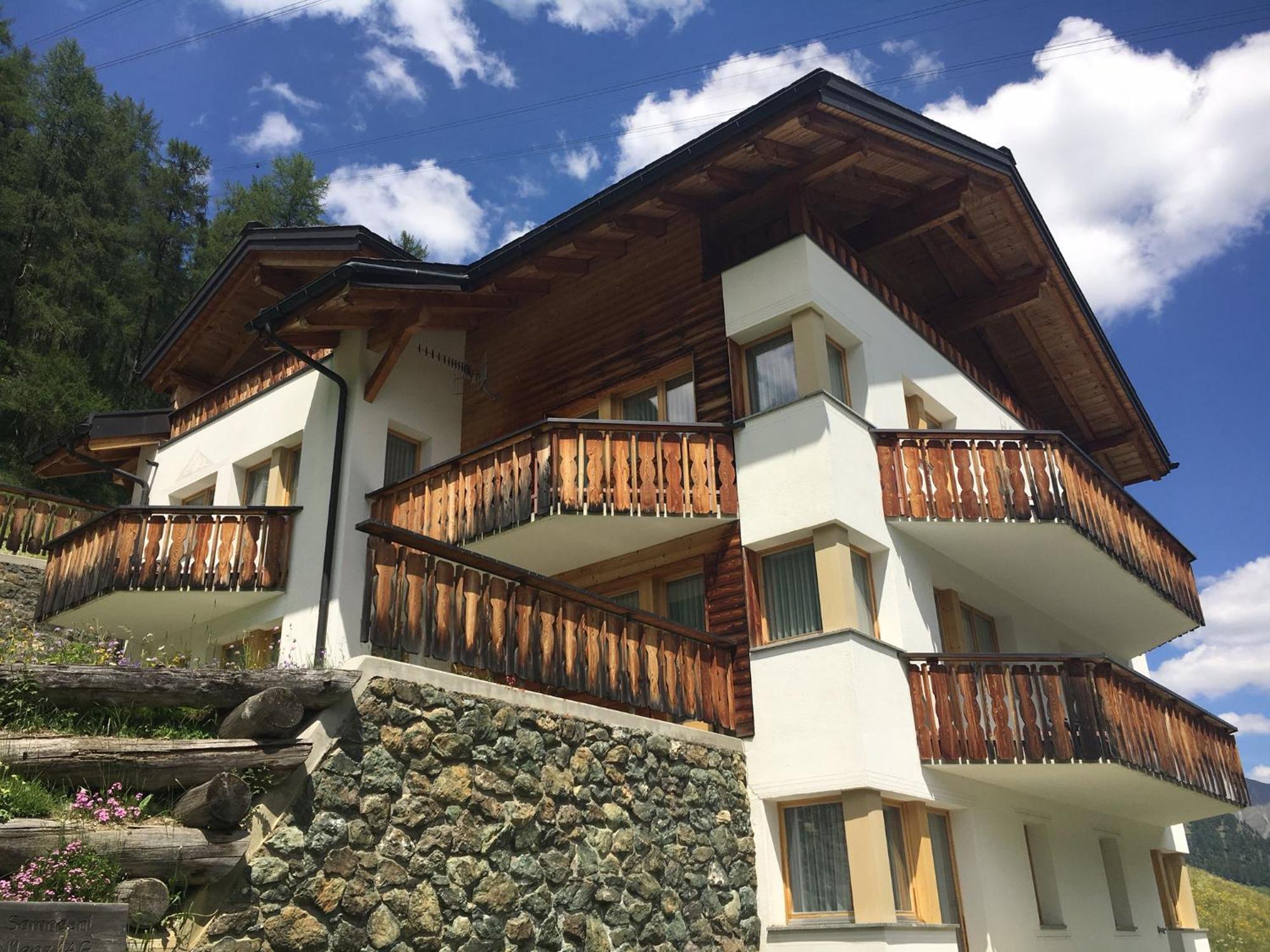 Haus Sprecher Samnaun Buitenkant foto